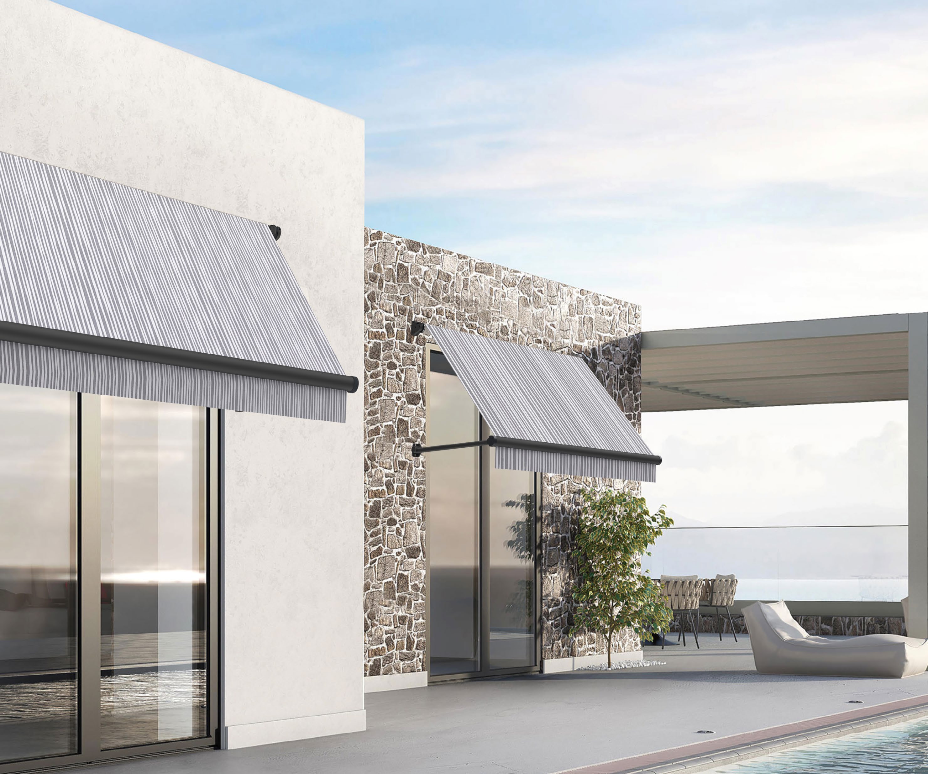 90° awnings