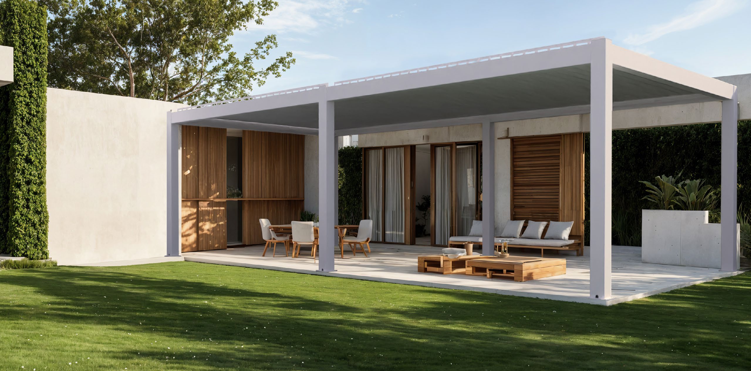 FARZ Verona pergola terrace reference